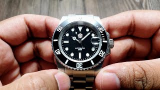 The KING Of Submariner Homages  San Martin v3 SN017G Review [upl. by Maxma402]