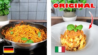 Original BOLOGNESE Rezept DAS sind die Unterschiede [upl. by Odracer]