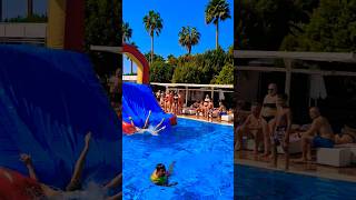 Q Premium Resort Okurcalar Antalya Türkei ☀️🍹🌴 Pool Animation Spiele 🤩 shorts [upl. by Rube]