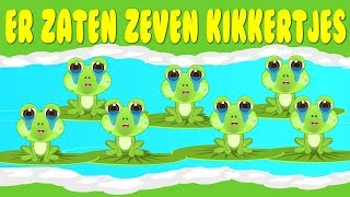 Nederlandse Kinderliedjes  Er zaten zeven kikkertjes etc [upl. by Siuqramed]