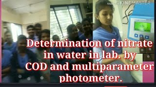 Measurements of nitrate in water by COD and multiparameter photometer [upl. by Cavan]