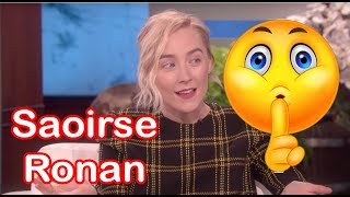 ellen degeneres saoirse ronan  saoirse ronan interview Outline [upl. by Urbanna]