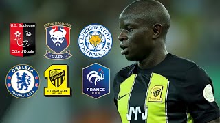 N’Golo Kanté  First amp Last Goal For Every Team [upl. by Ahsoyem]