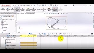 SOLIDWORKS 2D Dynamics of Car Suspension  Sketch Block amp Motion Analysis [upl. by Asirem294]