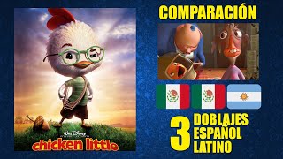 Chicken Little 2005 Comparación de 3 Doblajes Latinos  Original Redoblajes  Español Latino [upl. by Fahy]