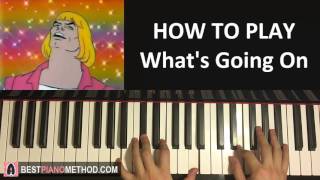 HOW TO PLAY  HeMan  Whats Going On quotHeyeayeaquot Piano Tutorial Lesson [upl. by Hardigg849]