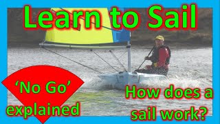 Learn to sail how a sail works and points of sail [upl. by Neirad328]