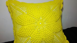 Crochet Cushion Cover Design l kushi kata l Crochet design 2021 [upl. by Von]