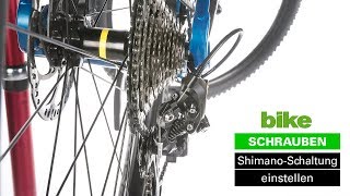 Shimano Schaltung einstellen – Do it YourselfAnleitung [upl. by Yenahteb397]