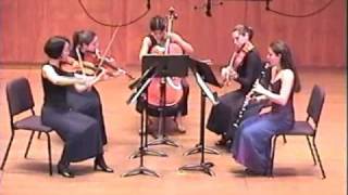 Mozart Clarinet Quintet 4th mvt [upl. by Neelyaj698]