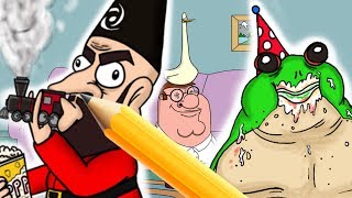 DRAWING YOUR TWEETS  Keemstar Peter Griffin and Family Friendly Animals [upl. by Upshaw]