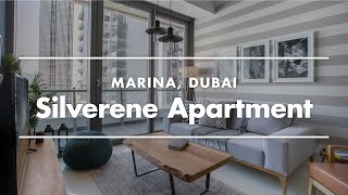 Dubai Apartment Tour  Furnished Apartment in Silverene Tower Marina Dubai [upl. by Naujad]