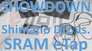 BIKE TECH Showdown Shimano Di2 vs SRAM eTap [upl. by Yriek]