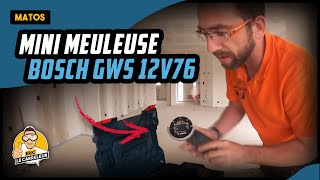 Eric Le Carreleur  Matos  Outillage  mini meuleuse bosch gws 12V76  Surprise [upl. by Eserahc]