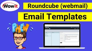 Roundcube webmail  How to create and use Templates [upl. by Phina947]