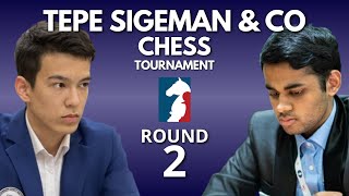 Nodirbek Abdusattorov vs Arjun Erigaisi  TePe Sigeman amp Co Chess 2024  Round 2 [upl. by Alleyn]