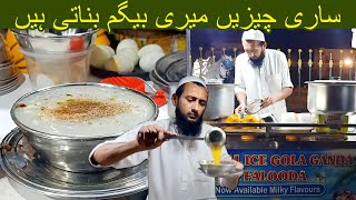 Sari Chizen Meri Begum Banati Hen I Yakhni Soup amp Gola Ganda Karachi Street Food I Food Cycle Pk [upl. by Petromilli232]