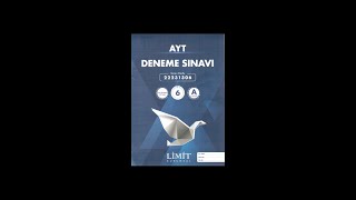 LİMİT YAYINLARI 6 NOLU AYT DENEME SINAVI SORU ÇÖZÜMLERİ 13032023 [upl. by Gerta]