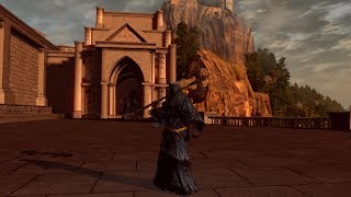 DARK SOULS REMASTERED  Black Knight Greataxe moveset [upl. by Attalanta]