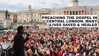 LONDON CRUSADE  PREACHING THE GOSPEL IN TRAFALGAR SQ [upl. by Laohcin]