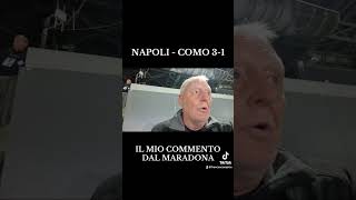 NapoliComo 31 il commento di Francesco Repice a fine partita [upl. by Jozef]