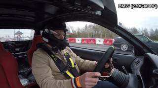 Dragway RUNS DAY Clastres 19 Mars 2017 Civic EK K20 [upl. by Baniez]