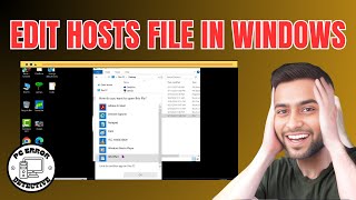 How To Edit Hosts File in Windows 10 [upl. by Antonin]