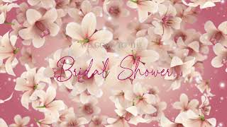 2 Hour Bridal Shower Background Video with Music and White Orchids Backdrop [upl. by Platus587]