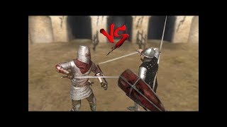 Mount and blade Hired Blade VS Swadian Sergeant [upl. by Sello691]