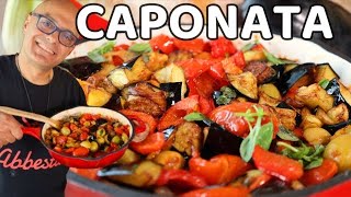 CAPONATA SICILIANA ricetta caponata di melanzane alla Siciliana [upl. by Romo]