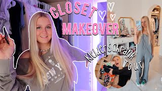 Closet Makeover amp Kleiderschrank Tour I MaVie Noelle [upl. by Anividul]