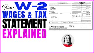 Tax Form W2 Explained  Find Your Wages Benefits 401k HSA Withholdings [upl. by Nosnevets]