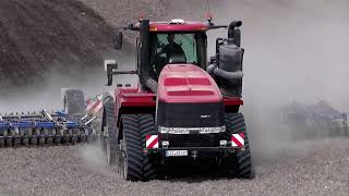 Bodenbearbeitung 2022 mit Case Ih Quadtrac 620 Knicklenker für die Mais Aussaat [upl. by Chader709]