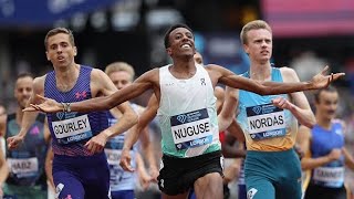 quotYared Nuguse Defeats Jakob Ingebrigtsen in Epic 1500m Showdown  Zurich Diamond League 2024quot [upl. by Ahsekan]