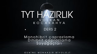 Kalıtım Ders 2 Monohibrit  dihibrit çaprazlama ve Soyağaçları yks2025 [upl. by Starbuck]