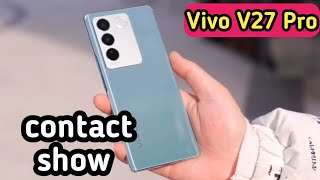 Vivo V27 Pro contacts settings how to copy contacts Vivo V27 Pro Vivo V27 Pro contact setting [upl. by Roxy]