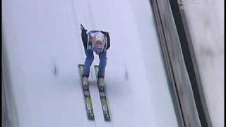 Łukasz Rutkowski Planica 2010 konkurs drużynowy 143m [upl. by Yemrots]