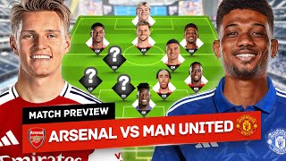 First Game Of USA Tour 2024 Arsenal vs Man United Tactical Preview [upl. by Lillis351]