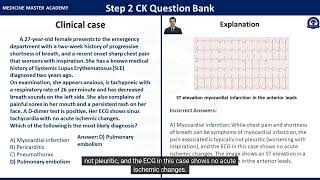 Pulmonary Embolism and differential diagnosis  USMLE and IFOM [upl. by Enier]