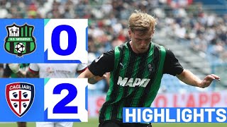 Sassuolo vs Cagliari 02 Gli Highlights Lega Serie A TIM 20232024 [upl. by Llehcim]