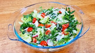 Salada Árabe que DESINCHA e EMAGRECE Fácil Barata e Low Carb  Refeição Completa Coma à Vontade [upl. by Garnes]