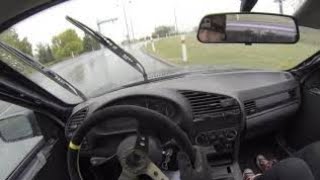 1994  BMW E36 318is  POV  WET DRIFT [upl. by Laoj848]