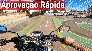 EXAME PRÁTICO de MOTO no DETRAN PR [upl. by Htnnek]