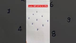 Sudoku puzzle trickssudoku puzzle banane ka new tarikamaths shorts [upl. by Rafi]