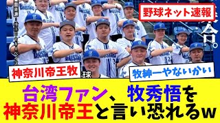 台湾ファン、牧秀悟をquot神奈川帝王quotと言い恐れるw【ネット反応集】 [upl. by Eivol]