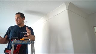 How to Install Crown Moulding [upl. by Arbmik]