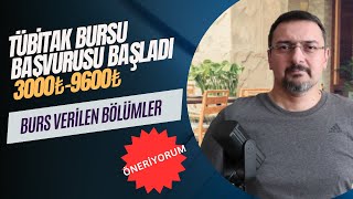 3000₺ ile 9600₺ arasında TÜBİTAK BURS BAŞVURUSU BAŞLADI [upl. by Tanah]