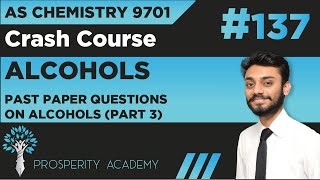 Past Paper Questions on Alcohols Part 3  Alcohols  9701 AS Chemistry UrduHindi [upl. by Aldas]