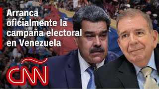 Arranca contienda electoral ¿Cómo llegan los candidatos en Venezuela a la campaña [upl. by Bowe]