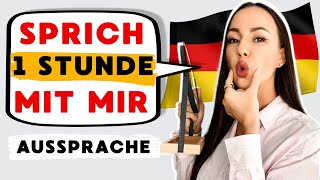 🗣️Sprich mit mir 1 Stunde Deutsch lernen verbessere deine Aussprache und deinen Wortschatz [upl. by Marigolde]